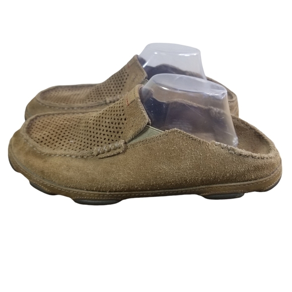 Olukai moloa kohana suede slip on shoes - Picture 2 of 11